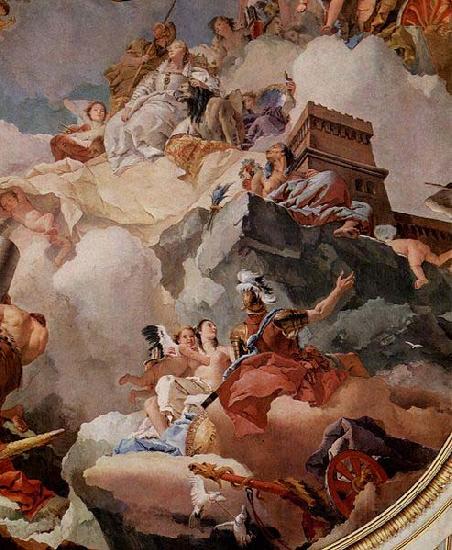Giovanni Battista Tiepolo Apotheosis of Spain in Royal Palace of Madrid. Spain oil painting art